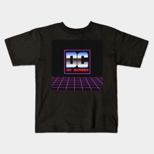 DC on SCREEN '80s Logo #2 Kids T-Shirt